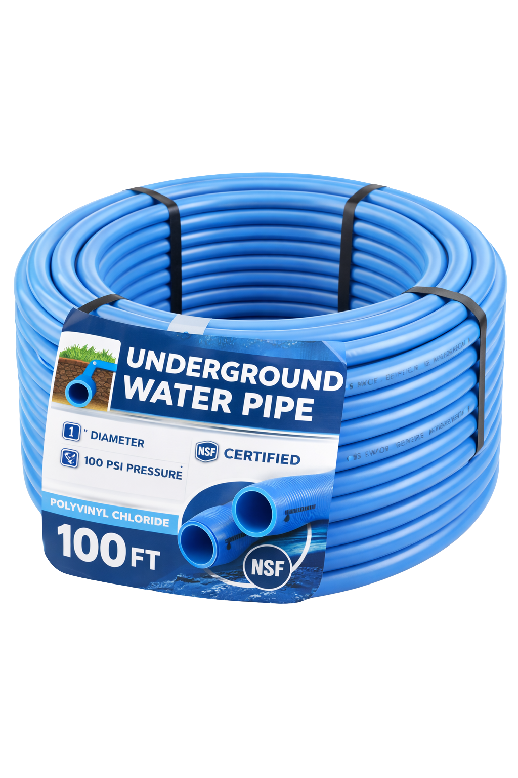 Water Pipe - Schedule 80, 40